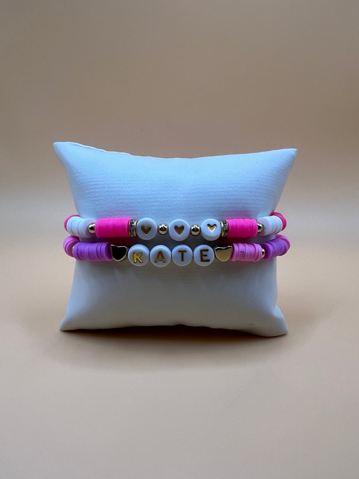 Girl bracelet name set.
